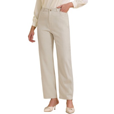 INSPIRE CHIC Women's Packets High Waisted Work Office Formal Casual Long Pants