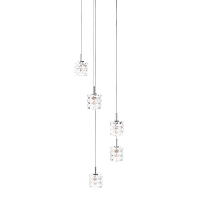 Hadden Pendant Chrome/Clear - Safavieh