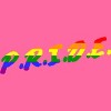 Adult Design By Humans Rainbow Colored Pride Letters By EsskayDesigns Racerback Tank Top - 2 of 2
