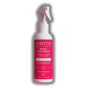Kerotin Root Volumizer Sweet Orange Oil, Witch Hazel, Panthenol (4 oz) - Lifts Roots, Adds Fullness & Reduces Oiliness - 1 of 2