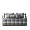 Vynxaria 6-Piece Reversible Scalloped Edge Daybed Cover Set - Cottage Charm, Twin Size - 2 of 4