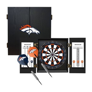 NFL Denver Broncos Fan's Choice Dartboard Set - 1 of 4