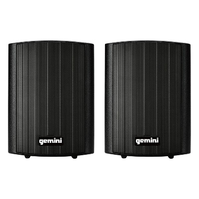 Gemini GHSI Series GHSI-W650BT-PR Outdoor Bluetooth 300-Watt-Peak Outdoor Speaker Set with Mounting Brackets and Remote, 2 Count