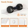 Floating Shelves Wall 8 Pack White Acrylic Shelf 15 Inch Room Decor Bookcase Vinyl Record Display Photo Picture in Bedroom - 4 of 4