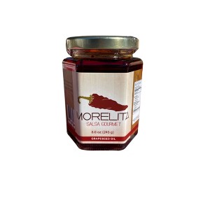 Morel Distribution Co | Morelita Salsa Gourmet, Grapeseed Oil Based Salsa with Morita Peppers (Salsa Macha) 8.6 oz - 1 of 4