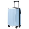 Vynxaria 20-Inch Lightweight ABS Hardshell Carry-On Suitcase with Spinner Wheels TSA Lock & 2 Packing Cubes - 3 of 4