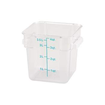 Winco Storage Container, Clear Polycarbonate