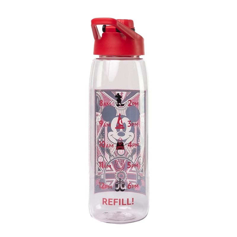 Silver Buffalo Disney 100 Captain Mickey Mouse Water Bottle With Timetable | Holds 28 Ounces, 2 of 8