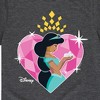 Girls' - Disney Princess - Jasmine Short Sleeve Graphic T-Shirt - 2 of 4