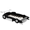 Full Size Race Car-Shaped Platform Bed with Wheels - 4 of 4