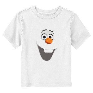 Frozen Olaf Large Face  T-Shirt - White - 4T - 1 of 3