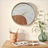 Unique Bargains Plastic Silent Non-Ticking Battery Powered Large Wall Clock 12 x 12 Inches - 2 of 4