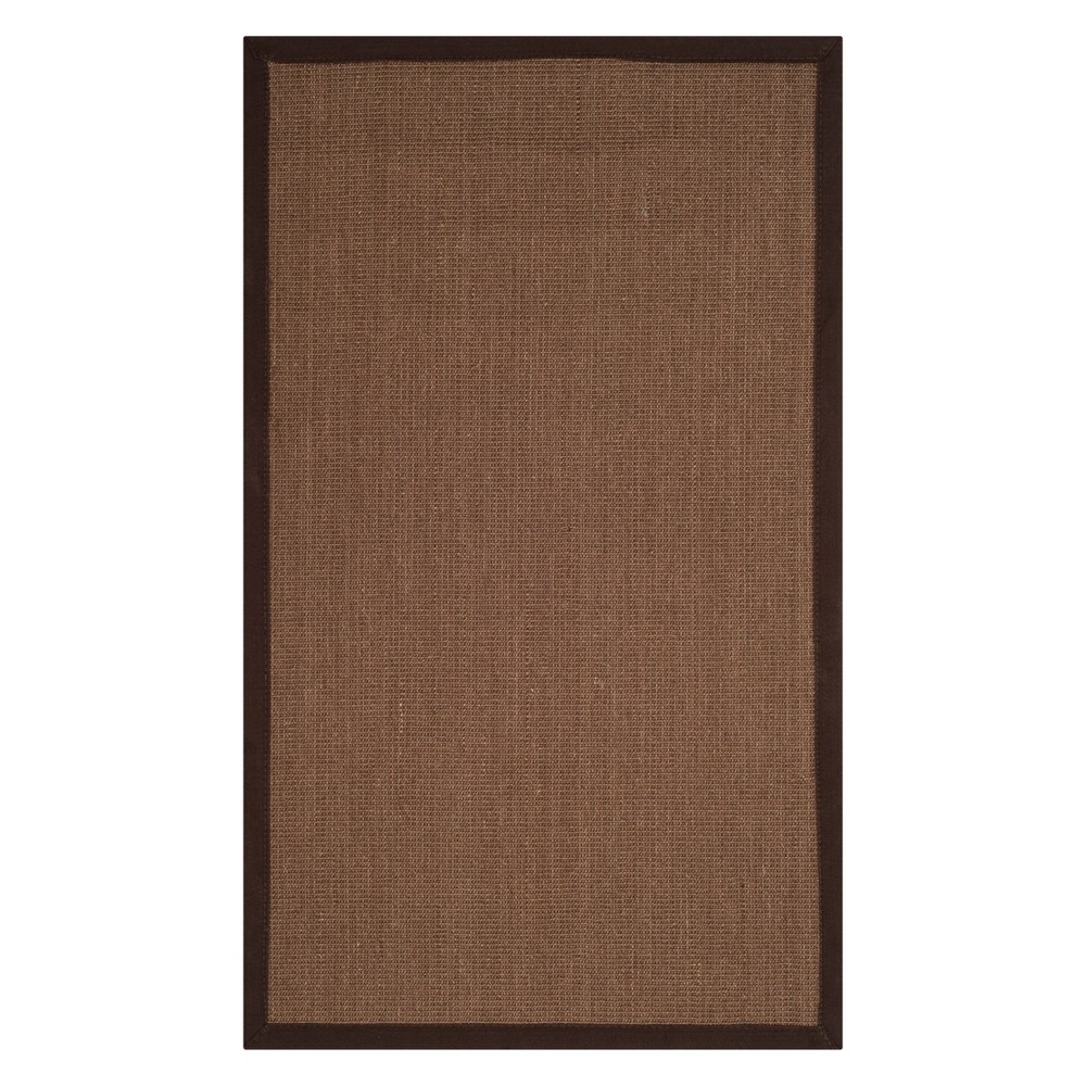 3'x5' Tameka Solid Accent Rug Brown/Brown - Safavieh