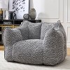 ORRD Chenille Square Bean Bag Chair, Large Lounger with Handle & Armrests for Adults, Gaming & Reading Sofa for Living Room - 2 of 4
