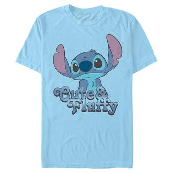 Men's Lilo & Stitch Cute & Fluffy Stitch T-Shirt