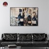 Notoriart Bar Table Classics Bar Cart Art For Men Framed - 2 of 4