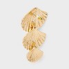 Linear Shell Drop Earrings - A New Day™ Gold - 3 of 3