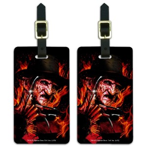 A Nightmare On Elm Street Freddys Fire Luggage ID Tags Set of 2 - 1 of 4