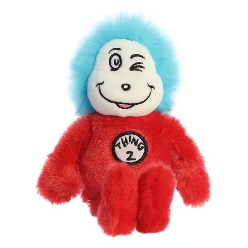 Aurora Small Shoulderkin Thing Two Dr. Seuss Whimsical Stuffed Animal ...