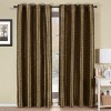 Egyptian Linens Geneva Lined Energy Saving Black-Out Grommet Curtain Panel Single - 4 of 4