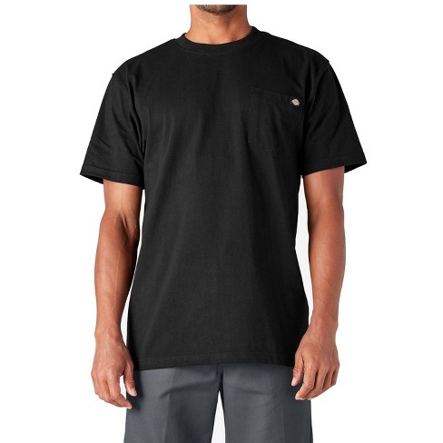 Dickies Men\'s Big & Tall Short Sleeve Black Pocket T-shirt 6xl-tall : Target