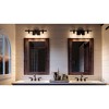 Urban Ambiance Luxury Modern Farmhouse Modern Bath Fixture,  8-3/8"H x 22-3/4"W,  Olde Bronze Finish, UHP2450 - 2 of 4