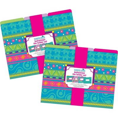 File Folders Multi-Design 24 per Set Letter Size Bohemian - Barker Creek