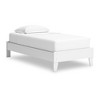 Signature Design by Ashley Hallityn Twin Platform Bed in Matte White Finish - 4 of 4