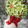 6.25"H Sullivans Christmas Holly Topiary Ornament  Multicolor - 2 of 2