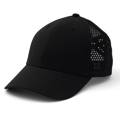 Structured Mesh Snapback Hat - Black, Men's Training