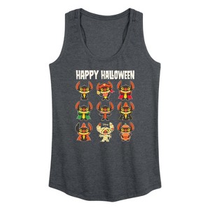 Women's - Lilo and Stitch - Stitch Costumes Graphic Racerback Tank - 1 of 4