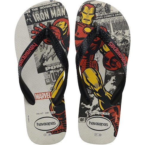 Havaianas Kid's Top Marvel Classics Flip Flop Sandals - Iron Man, 2 Youth :  Target