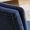 VYNXARIA Set of 2 Modern Dining Chairs ,Double-layer Cushioned Chenille fabric Upholstered Accent Side Leisure Chairs for Living Room,Dining Room,Blue - 3 of 4