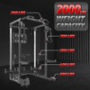 Power Cage, Multi-Function Squat Rack with Dual Independent Pulley System, with Adjustable Cable Crossover System and Training Attachment - 3 of 4