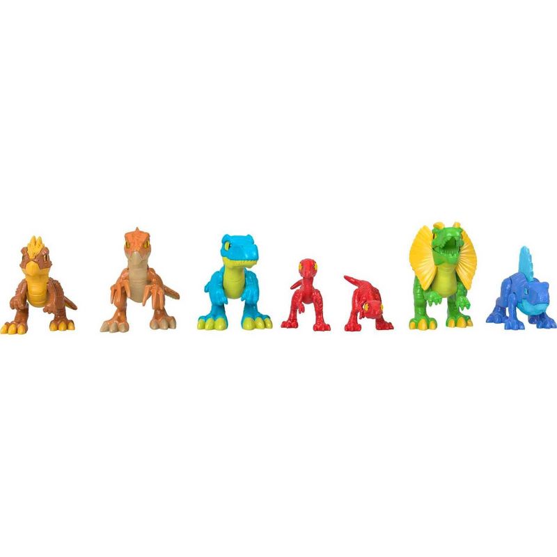 Fisher Price Imaginext Jurassic World: Dominion Baby Dinosaurs Figure Set 7pc, 4 of 9