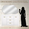 Beautyolove Irregular Aluminum Alloy Framed Wall Mirror Asymmetrical Wall Mirror - 4 of 4