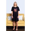 SpongeBob SquarePants Women's Patrick Star Weird Pajama Dorm Sleep Shirt Nightgown Black - 3 of 4