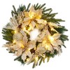 24-Inch Classic Christmas Wreath – Lifelike Greenery, Durable & Reusable, Festive Door Decor for Home/Office/Party (Indoor/Outdoor) - 2 of 4