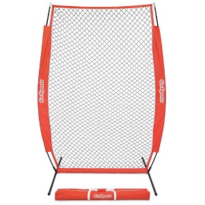 GoSports 7 ft x 4 ft I Screen - Baseball & Softball Pitcher Protection Net, must-have for Safe Training - 1 of 4