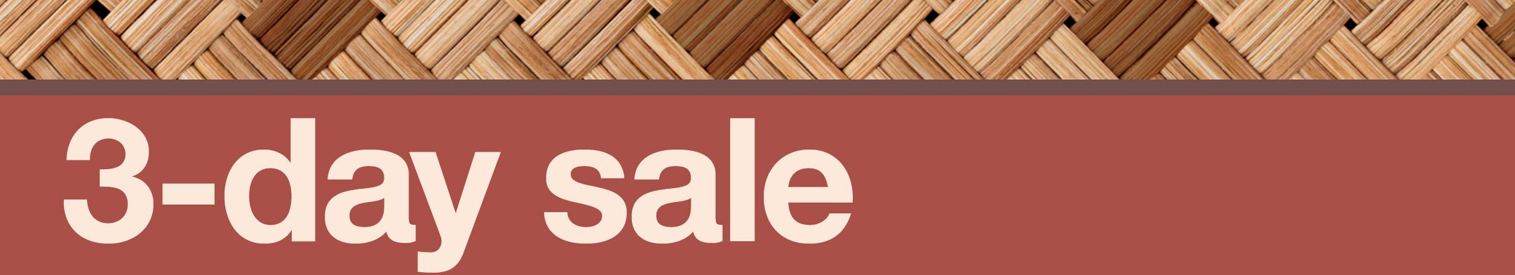 3-day sale