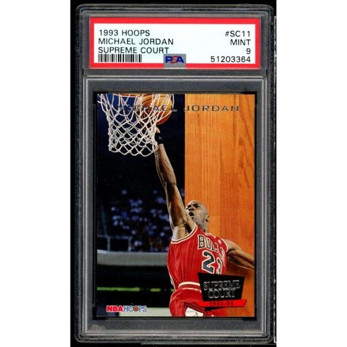 Michael Jordan Card 1993-94 Hoops Supreme Court #sc11 Psa 9 : Target