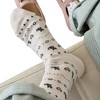 Anna-Kaci Women's Cotton Blend Socks 3-Pair Pack with Cute Animal Print Comfortable and Soft - 4 of 4