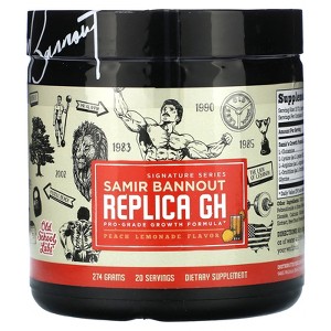 Replica Gh – Muscle Building GH Boosting Powder – Hormone Optimizer & Muscle Growth Dietary Supplement – Exclusive OSL Mr. Olympia Samir Bannout - 1 of 2