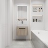 ChicFurnit Bathroom Vanities Modern Vanity with Sleek Design and Ample Storage for Bathroom Spaces, Brown,23.6”*18.9”*23.6" - 3 of 4