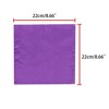 INSPIRE CHIC Men's Wedding Party Solid Color Self-Folded Pocket Squares - 3 of 4