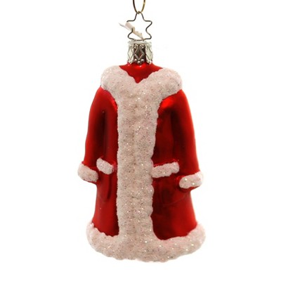 Inge Glas Santa's Coat Christmas Ornament  -  Tree Ornaments