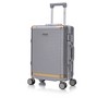 Coolife Luggage set PC+aluminum 20/24/28 inch three models set, stylish aluminum frame password lock luggage - 4 of 4