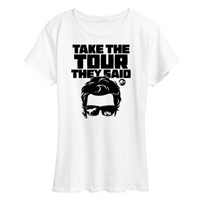 Women's - Jurassic Park - Take The Tour They Said- Women's Short Sleeve Graphic T-Shirt Short Sleeve Graphic T-Shirt - 1 of 4