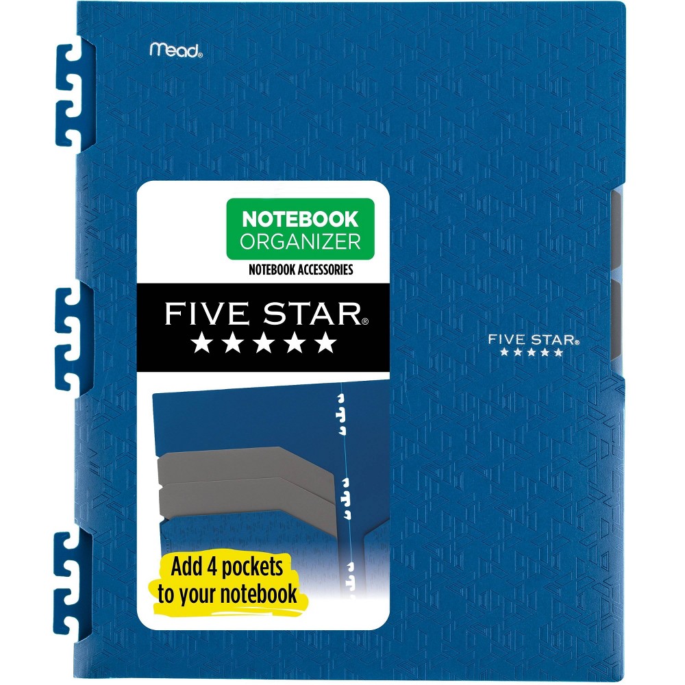 Five Star Notebook Organizer Blue 60 Count 