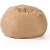 Airsurfer Large Taupe Bean Bag Chair Cozy Relaxation Bean Bag Chair Comfort Seating for Living Room Relaxation - 2 of 4